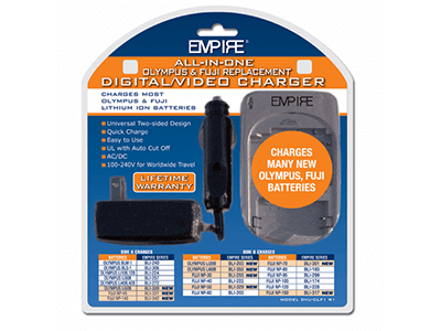 Empire DVU-OLF1 R1 Olympus, Fuji Video and Digital Camera Battery Charger