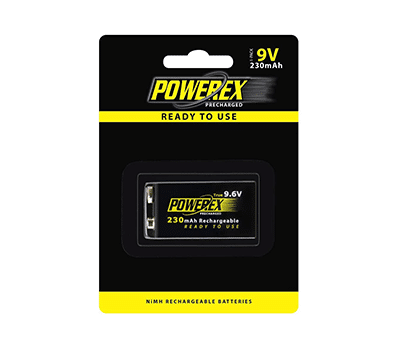 Powerex 9 Volt Battery