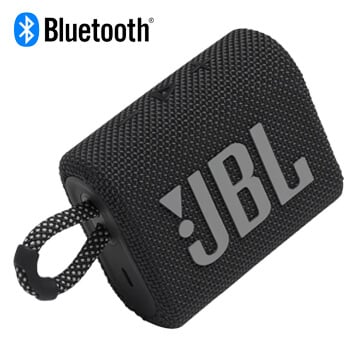JBL Go3 Waterproof Bluetooth Speaker - Black