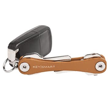 KeySmart Leather Original Key Holder- TAN