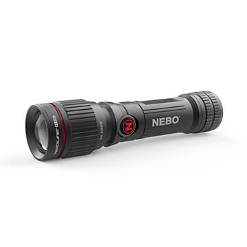 NEBO Redline Flex Rechargeable Tactical Flashlight with 6x Adjustable Zoom