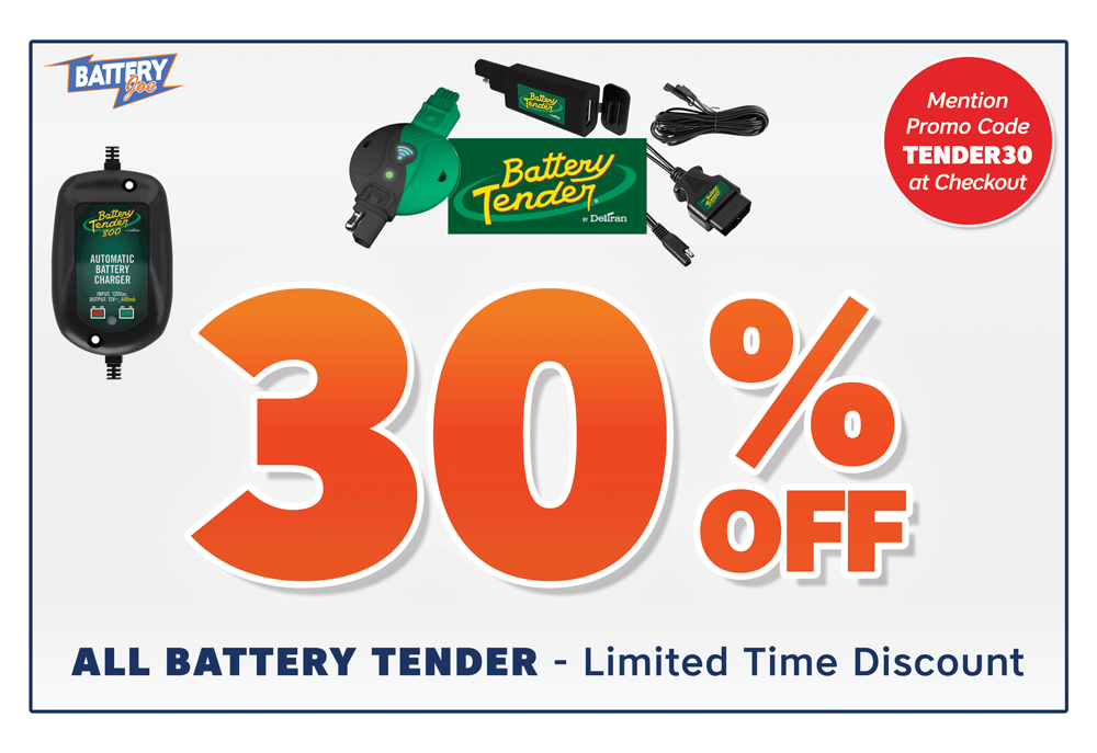 Battery Joe Discount for May 2024 - 30% OFF Battery Tender