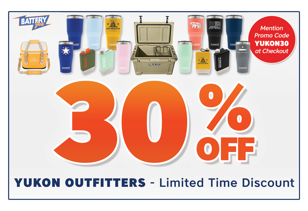 Battery Joe Discount for May 2024 - 30% OFF Yukon Outfitters