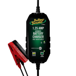 Battery Tender Plus 1.25 AMP Selectable 12V / 6V Battery Charger, Maintainer (022-0211-DL-WH)