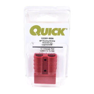Quick Cable SB 50 Amp Housing - Red for 12-6 Gauge Wire (122201-2100-001)