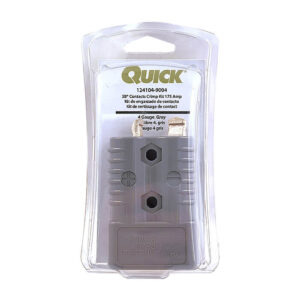 Quick Cable SB Contacts Crimp Kits 175 Amp 4 Gauge Gray (124104-2100-001)