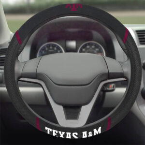 Texas A&M Aggies Embroidered Steering Wheel Cover (14894)