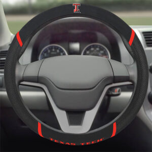 Texas Tech Red Raiders Embroidered Steering Wheel Cover (14897)