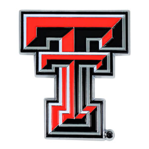 Texas Tech Red Raiders 3D Color Metal Emblem Team Logo (22256)