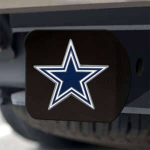 Dallas Cowboys Black Metal Hitch Cover - 3D Color Emblem (22553)