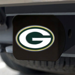 Green Bay Packers Black Metal Hitch Cover - 3D Color Emblem (22562)