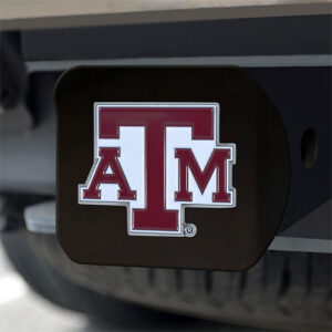 Texas A&M Aggies Black Metal Hitch Cover - 3D Color Emblem (22826)