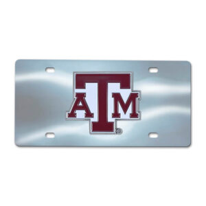 Texas A&M Aggies 3D Stainless Steel License Plate (27143)