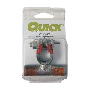 Quick Cable 2/0 Gauge Positive Flag Battery Terminal Connector (4320-2100-001P)