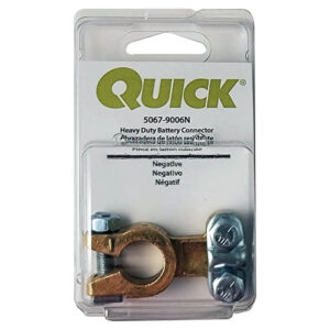 Quick Cable Heavy Duty Brass Battery Clamp Connector Negative (5067-2100-001N)