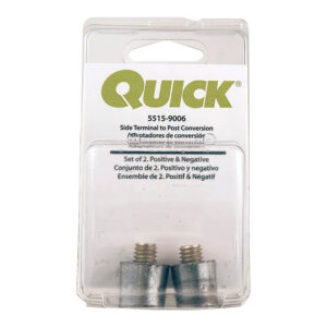 Quick Cable Side Terminal to Top Post Conversion Adapters - Positive & Negative Set (5515-2100-002)
