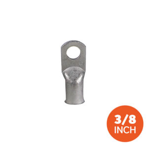 Quick Cable MAX Copper Lug Straight Tin Plated 1/0 Gauge 3/8" Stud (5955-2100-005F)