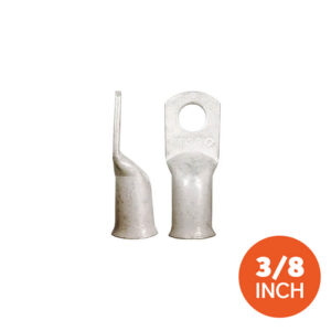 Quick Cable MAX Copper Lug Straight Tin Plated 2/0 Gauge 3/8" Stud (5956-2100-005F)