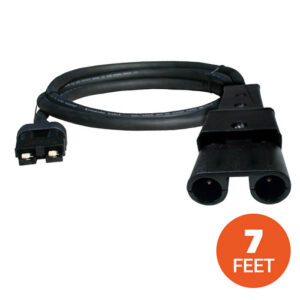 Pro Charging Systems Eagle 48V Yamaha 619 Golf Cart Charge Cable, 7ft - SB50 to 619 Connector (602619)