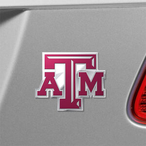 Texas A&M Aggies Heavy Duty Aluminum Embossed Color Emblem (60561)