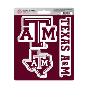 Texas A&M Aggies 3 Piece Decal Sticker Set