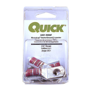 Quick Cable Heavy Duty MagnaLug Starter/Ground Lugs 3/8" (10mm) 2 & 1 Gauge (6401-2100-005F)