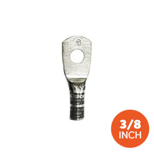 Quick Cable MagnaLugs 6 Gauge Straight Tin Plated Copper Starter/Ground Battery Lugs 3/8" (6406-2100-005F)