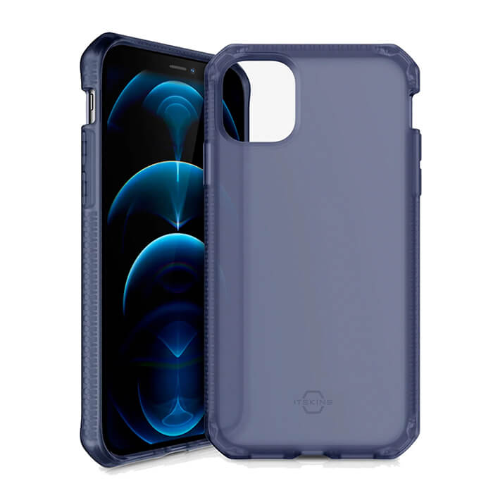 Itskins Spectrum Case for Apple iPhone 12 and 12 Pro- Deep Blue (AP3P-SPECM-DEBU)