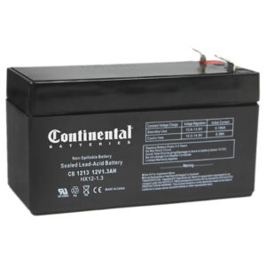 Continental 12 Volt 1.3 Amp SLA Battery F1 (CB1213-F1)