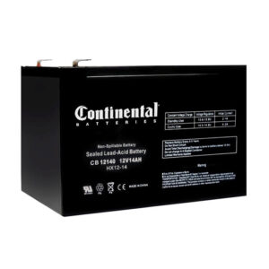 Continental 12 Volt 14 Amp SLA Battery F2 (CB12140-F2)