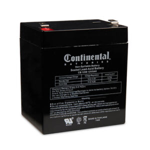 Continental 12 Volt 5 Amp SLA Battery F2 (CB1250-F2)