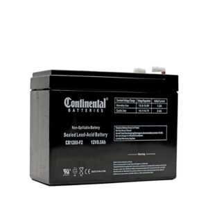 Continental 12 Volt 8 Amp SLA Battery F2 (CB1280-F2)