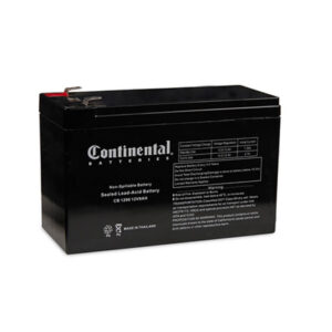 Continental 12 Volt 9 Amp SLA Battery F2 (CB1290-F2)