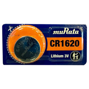 Murata CR1620 Battery 3V Lithium Coin Cell DL1620 ECR1620 (Replaces Sony CR1620) - 1 Pack - High Capacity 75-80mAh for Key Fobs, Watches, Calculators (CR1620)