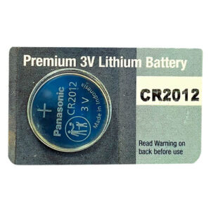 Panasonic CR2012 3V Lithium Coin Battery ECR2012 - Replaces DL2012 - for Calculators, Watches, Key Fobs - 1 Pack (CR2012)