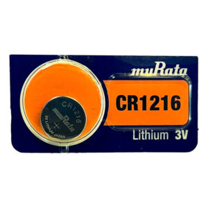 Murata CR1216 3V Lithium Coin Cell Battery - 1 Pack - Replaces Sony CR1216, DL1216, ECR1216 - for Watches, Key Fobs, Calculators (CR1216)