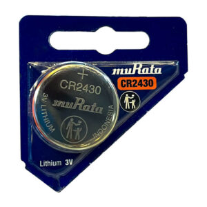 Murata CR2430 3V Lithium Coin Battery (Formerly Sony) - Replaces DL2430 ECR2430 - for Key Fobs, Watches, Medical Devices - 1 Pack (CR2430)