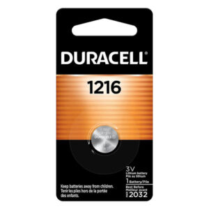 Duracell CR1216 3V Lithium Coin Battery, 1 Count Pack (DL1216BPK)