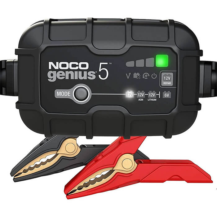 NOCO GENIUS5, 5-Amp Battery Charger, Battery Maintainer + Battery Desulfator