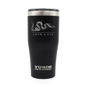 Yukon Outfitters 20oz Tumbler - Join or Die, Black (MGYT20BLKJD)