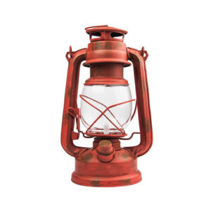 NEBO Old Red Lantern, LED Lantern with Realistic Flickering Flame (NEB-LTN-1004)