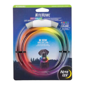 Nite Ize NiteHowl LED Rechargeable Safety Necklace - Disc-O Select (NHOR-07S-R3)