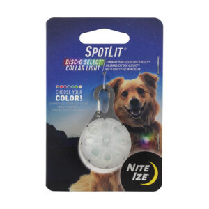 Nite Ize SpotLit Disc-O Select LED Dog Collar Light (PSGS-07S-R6)