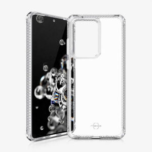 ITSKINS Hybrid Clear Case for Samsung Galaxy S20 Ultra 5G - Transparent (SGPS-HBMKC-TRSP)