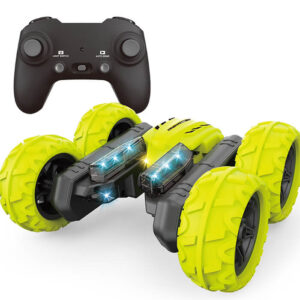 Flipo Acrobat Rechargeable RC Stunt Car - Neon Yellow (TOY-ACROBAT-NY)