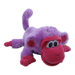 Flipo Crazy Critters Laughing Rolling Monkey Plush Toy - Purple (TOY-ROL-MONK-PR)