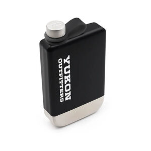 Yukon Outfitters 9oz Highline Whiskey Flask, Black (YF09BLK)