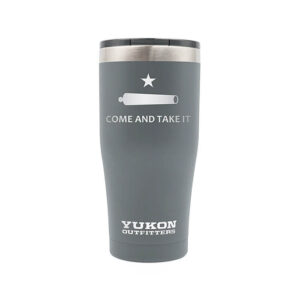 Yukon Outfitters 20oz Tumbler - Come and Take It, Charcoal (YO20CHARCTI)
