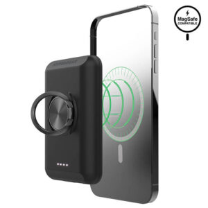 HyperGear Power Bank 5,000mAh | Magnetic Wireless Fast Charge - Black (15455)