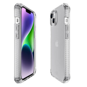 ItSkins SPECTRUM R Clear Case for iPhone 14 Plus - Transparent (AP4R-SPECM-TRSP)